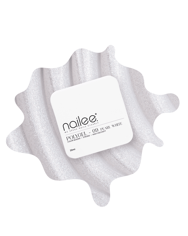 Polygel 09 PEARL WHITE - 20/50ML - NaileePolygel 09 PEARL WHITE - 20/50MLNail CareNaileePoly09-20mlNaileePolygel 09 PEARL WHITE - 20ml