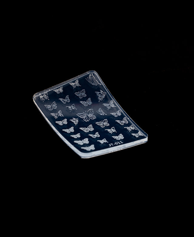 3D Silicone Stamping Plate JT-11 BUTTERFLY 3