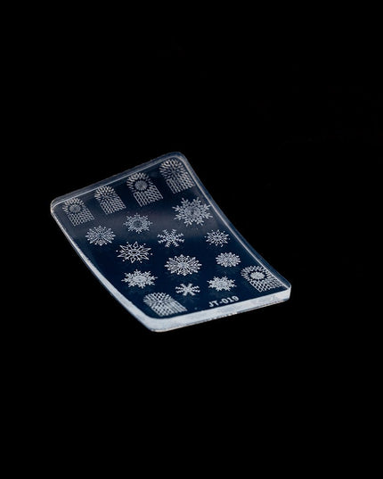 3D Silicone Stamping Plate JT - 19 SNOWFLAKE 2 - Nailee3D Silicone Stamping Plate JT - 19 SNOWFLAKE 2Nail CareNaileeJT-19Nailee