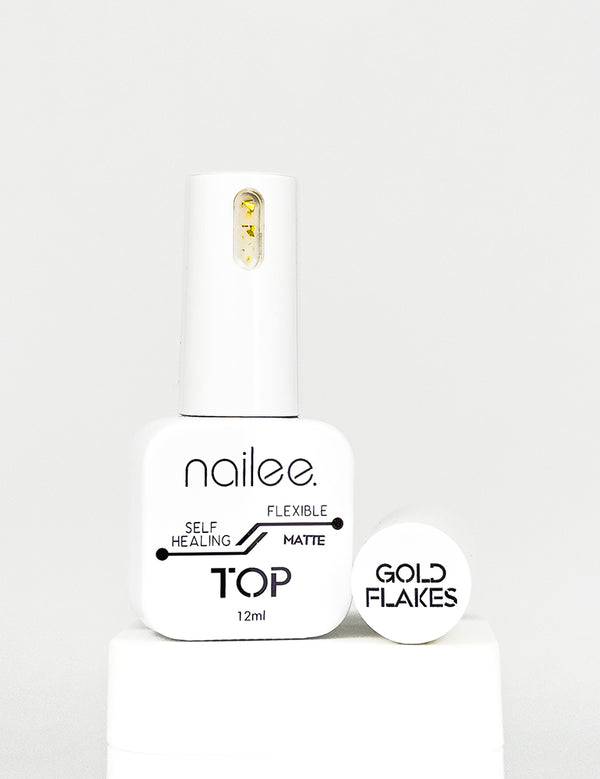 TOP Gold Flakes Matte - 12ml