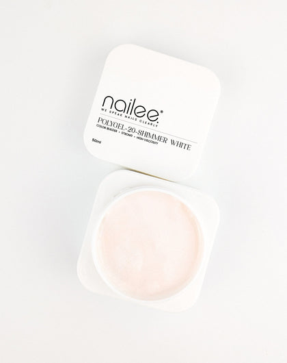 Polygel 20 SHIMMER WHITE - 20/50 ML