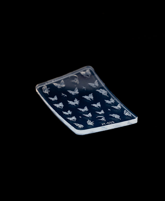 3D Silicone Stamping Plate JT-23 BUTTERFLY 4