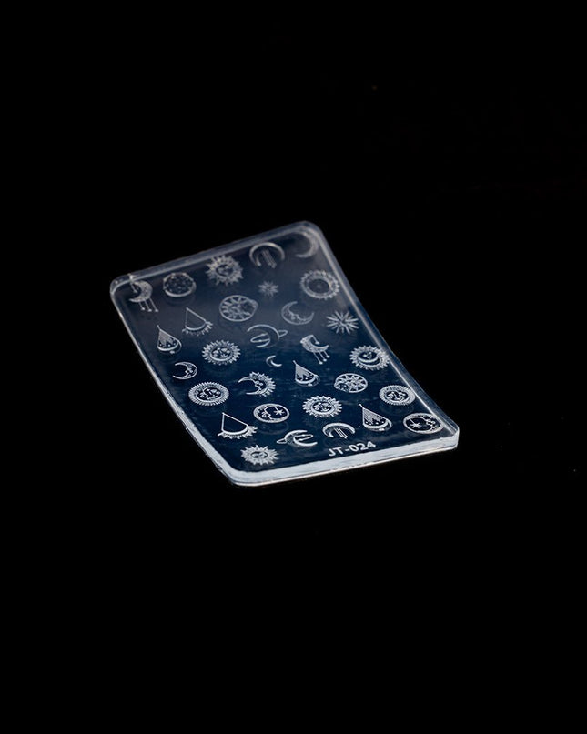 3D Silicone Stamping Plate JT - 24 SUN AND MOON - Nailee3D Silicone Stamping Plate JT - 24 SUN AND MOONNail CareNaileeJT-24Nailee