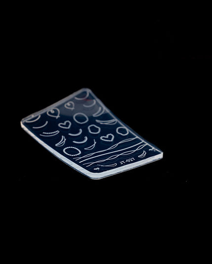 3D Silicone Stamping Plate JT - 27 SIMPLE LINE - Nailee3D Silicone Stamping Plate JT - 27 SIMPLE LINENail CareNaileeJT-27Nailee