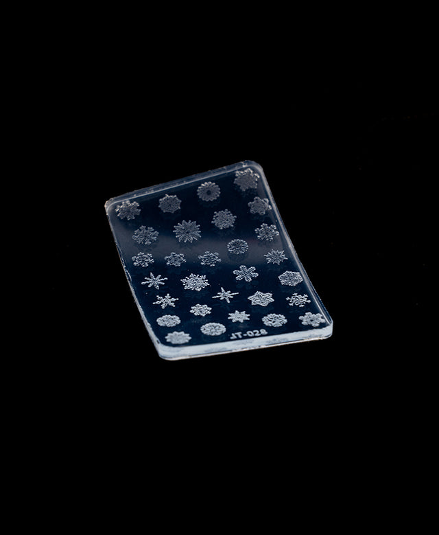 3D Silicone Stamping Plate JT-28 SNOWFLAKE 3