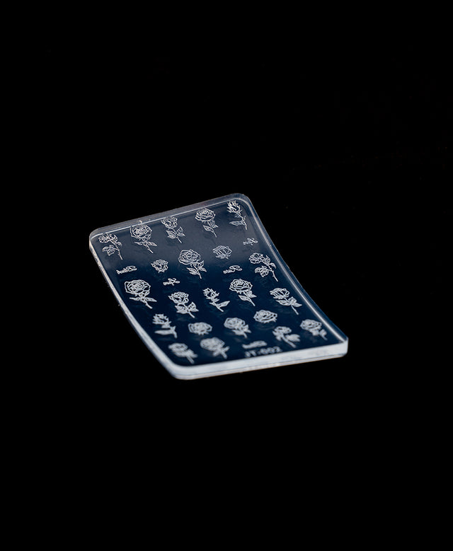 3D Silicone Stamping Plate JT-02 ROSE