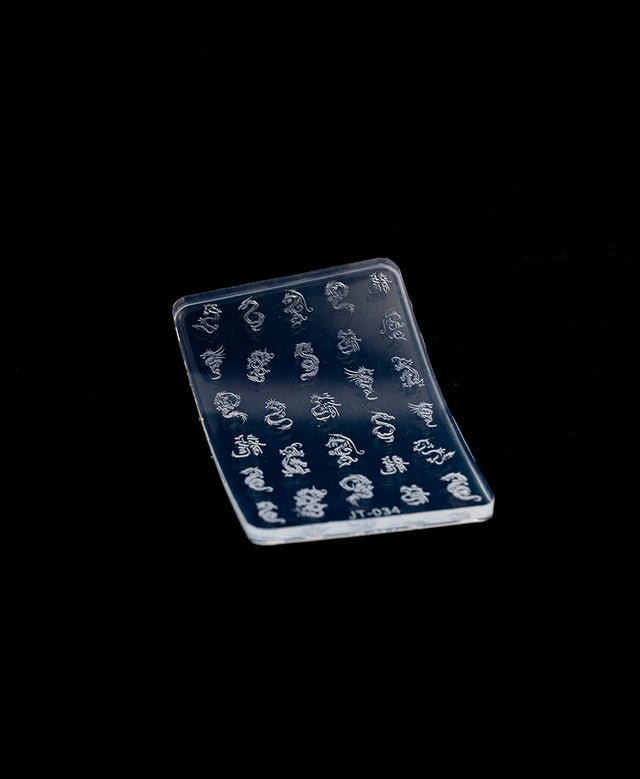 3D Silicone Stamping Plate JT-34 LOONG