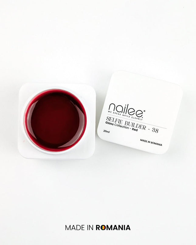 Selfie Builder 20ML - 38 Red Glass - NaileeSelfie Builder 20ML - 38 Red GlassNail CareNaileeSF20-38Nailee