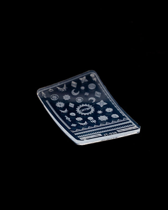3D Silicone Stamping Plate JT - 38 SUN AND MOON 2 - Nailee3D Silicone Stamping Plate JT - 38 SUN AND MOON 2Nail CareNaileeJT-38Nailee