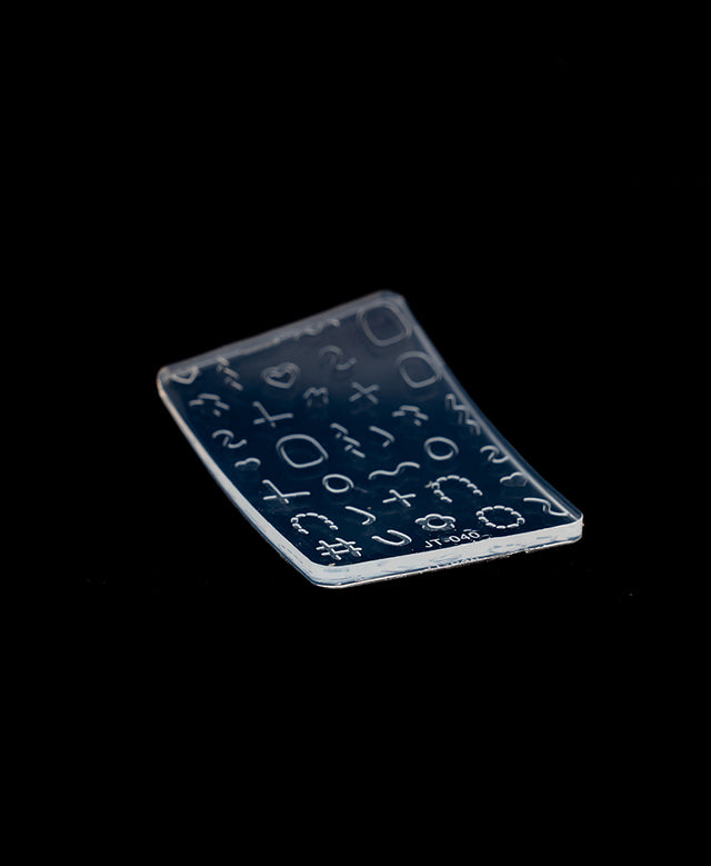 3D Silicone Stamping Plate JT-40 SIMPLE DESIGN 2