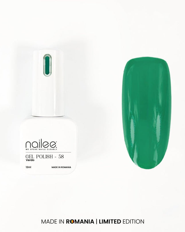Free Gel Polish 12ml - GP 58 Verdo - NaileeFree Gel Polish 12ml - GP 58 VerdoGiftNaileeGP58Nailee