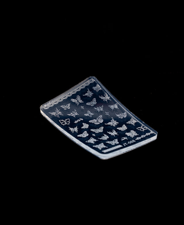3D Silicone Stamping Plate JT-68 BUTTERFLY 7