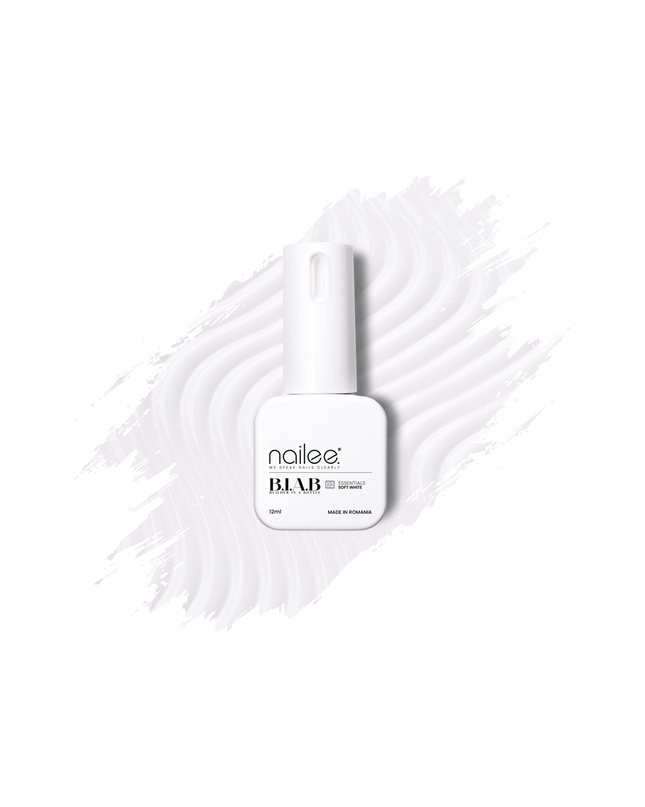 B.I.A.B 12ml - Essentials Soft white BIAB02 - NaileeB.I.A.B 12ml - Essentials Soft white BIAB02NaileeBIAB-02Nailee