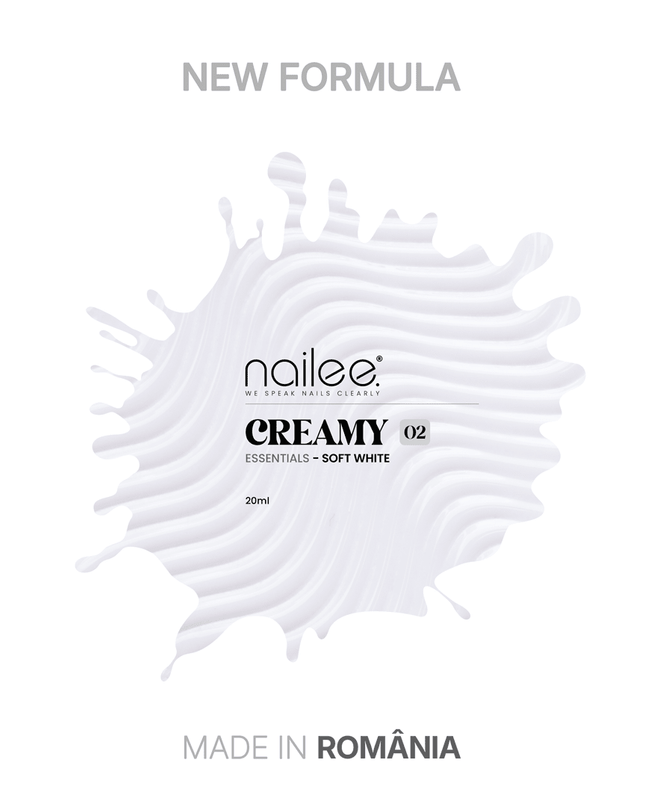 Creamy Essentials Soft White 20/50 ML - CR02 - NaileeCreamy Essentials Soft White 20/50 ML - CR02NaileeCR-20-02Nailee20 ml