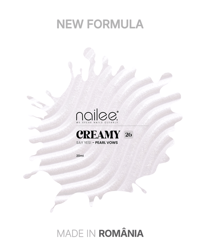 Creamy Say yes! Pearl Vows 20/50 ML - CR26 - NaileeCreamy Say yes! Pearl Vows 20/50 ML - CR26NaileeCR-20-26Nailee20 ml