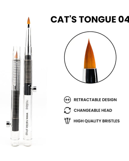 Pensula Cat's Tongue 4 - NaileePensula Cat's Tongue 4Nail CareNaileeCT4Nailee