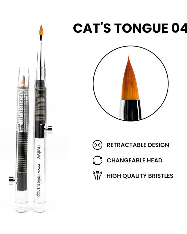 Pensula Cat's Tongue 4 - NaileePensula Cat's Tongue 4Nail CareNaileeCT4Nailee