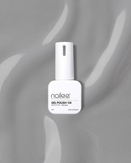 Gel Polish 12ml - Mist grey GP34 - NaileeGel Polish 12ml - Mist grey GP34Nail CareNailee12ML-GP34Nailee