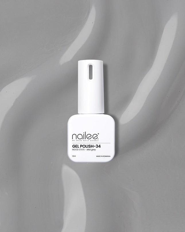 Gel Polish 12ml - Mist grey GP34 - NaileeGel Polish 12ml - Mist grey GP34Nail CareNailee12ML-GP34Nailee