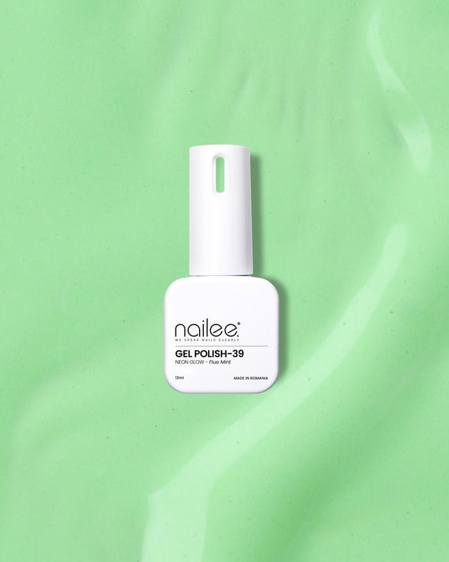 Gel Polish 12ml - Fluo Mint GP39 - NaileeGel Polish 12ml - Fluo Mint GP39Nail CareNailee12ML-GP39Nailee