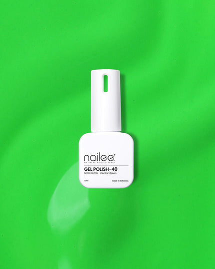 Gel Polish 12ml - Electric Green GP40 - NaileeGel Polish 12ml - Electric Green GP40Nail CareNailee12ML-GP40Nailee