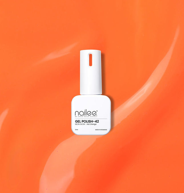 Gel Polish 12ml - Hot Orange GP42 - NaileeGel Polish 12ml - Hot Orange GP42Nail CareNailee12ML-GP42Nailee