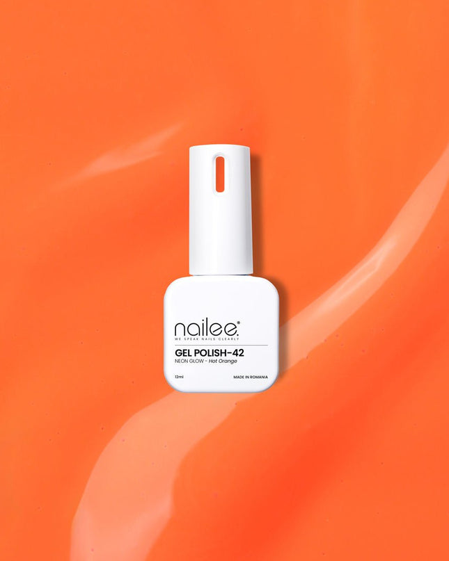 Gel Polish 12ml - Hot Orange GP42 - NaileeGel Polish 12ml - Hot Orange GP42Nail CareNailee12ML-GP42Nailee