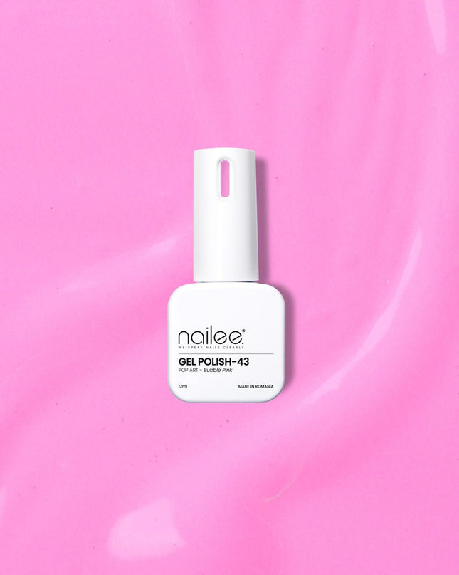 Gel Polish 12ml - Bubble Pink GP43 - NaileeGel Polish 12ml - Bubble Pink GP43Nail CareNailee12ML-GP43Nailee