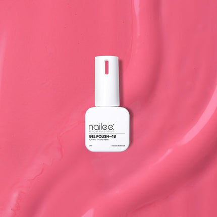 Gel Polish 12ml - Coral Heat GP48 - NaileeGel Polish 12ml - Coral Heat GP48Nail CareNailee12ML-GP48Nailee