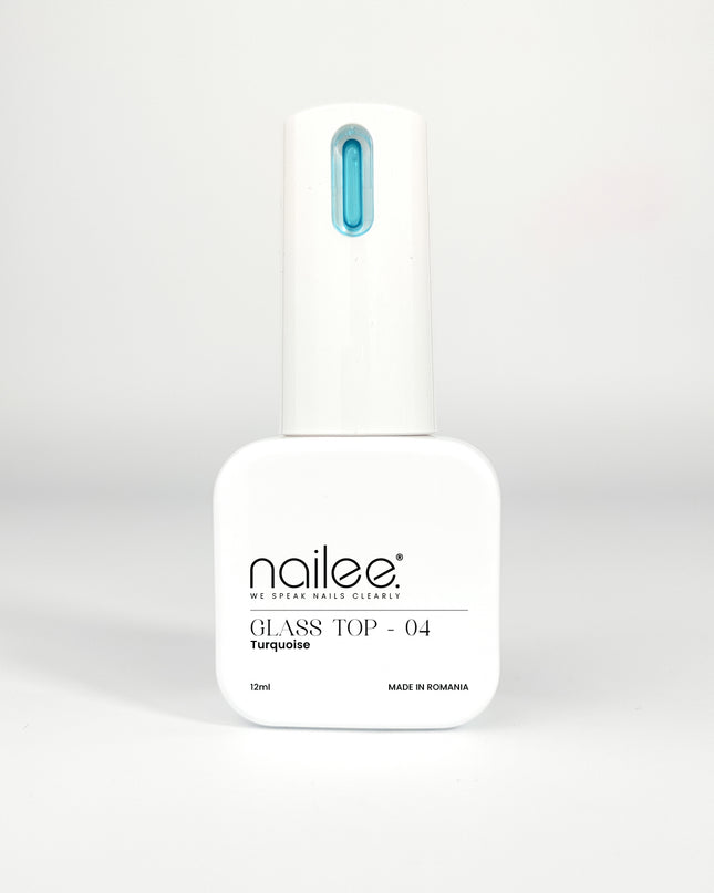 Glass Top 12ml - Turquoise 04 - NaileeGlass Top 12ml - Turquoise 04Nail CareNaileeGT04Nailee