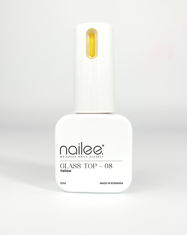 Glass Top 12ml - Yellow 08 - NaileeGlass Top 12ml - Yellow 08Nail CareNaileeGT08Nailee