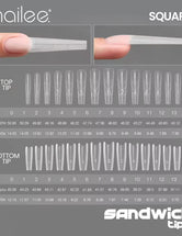 Set Sandwich Double Tips - Oval&Square