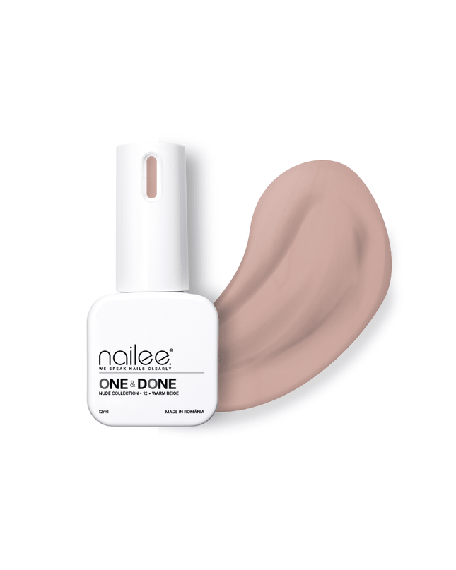 Color Top 12ml - One&Done 12 Warm Beige - NaileeColor Top 12ml - One&Done 12 Warm BeigeNaileeone&done12Nailee