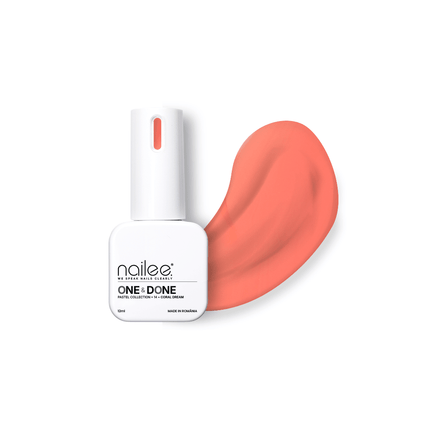 Color Top 12ml - One&Done 14 Coral Dream - NaileeColor Top 12ml - One&Done 14 Coral DreamNaileeone&done14Nailee