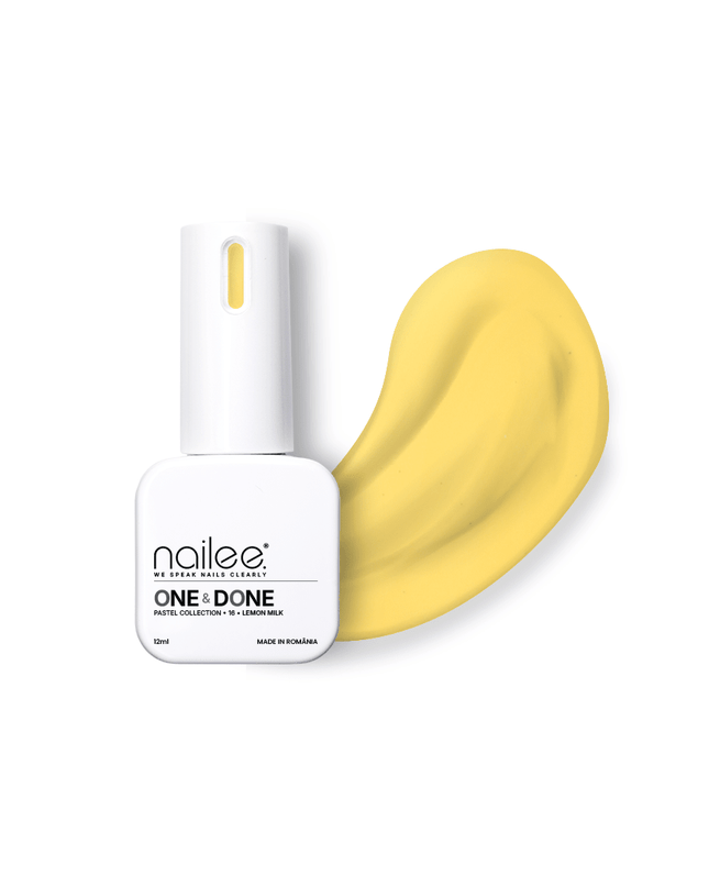 Color Top 12ml - One&Done 16 Lemon Milk - NaileeColor Top 12ml - One&Done 16 Lemon MilkNaileeone&done16Nailee