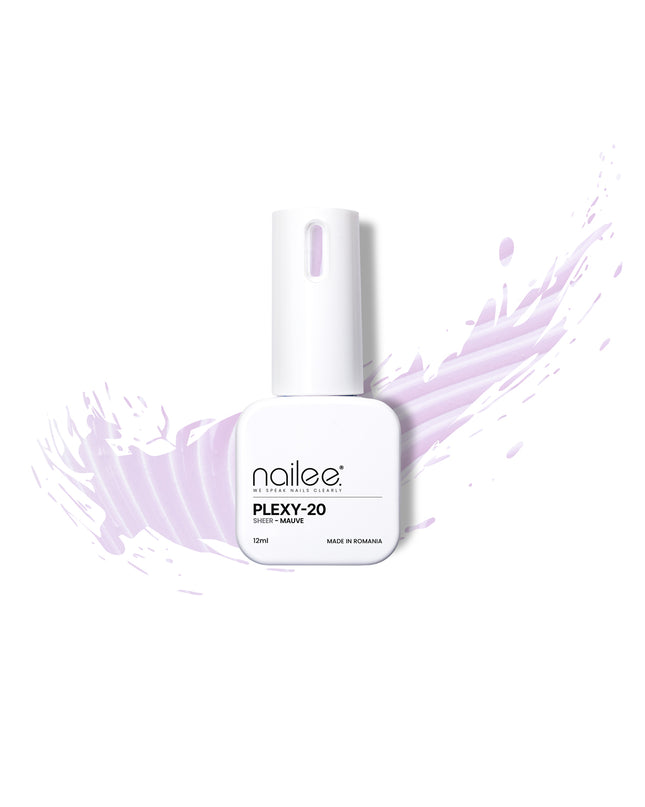 Plexy Rubber 12ml - Sheer Mauve PX20 - NaileePlexy Rubber 12ml - Sheer Mauve PX20NaileePlexy20Nailee