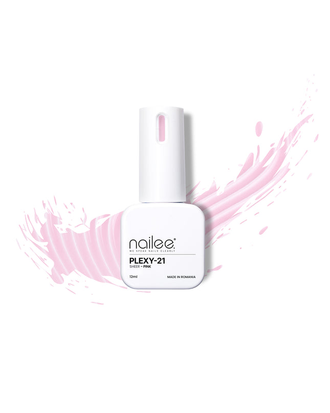 Plexy Rubber 12ml - Sheer Pink PX21 - NaileePlexy Rubber 12ml - Sheer Pink PX21NaileePlexy21Nailee