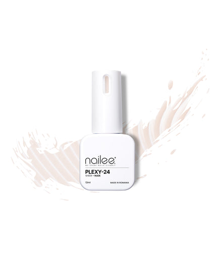Plexy Rubber 12ml - Sheer Nude PX24 - NaileePlexy Rubber 12ml - Sheer Nude PX24NaileePlexy24Nailee