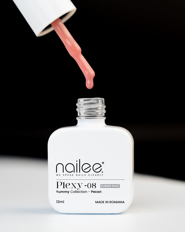Plexy Rubber 12ml - 08 Pecan - NaileePlexy Rubber 12ml - 08 PecanNail CareNaileePX-08Nailee