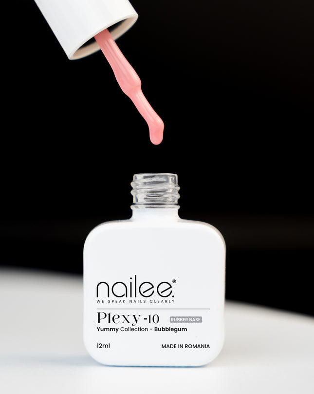 Plexy Rubber 12ml - 10 Bubblegum - NaileePlexy Rubber 12ml - 10 BubblegumNail CareNaileePX-10Nailee