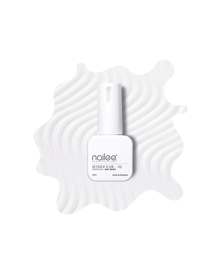 Rubber 12ml - Essentials Soft White RB02 - NaileeRubber 12ml - Essentials Soft White RB02NaileeRubber02Nailee