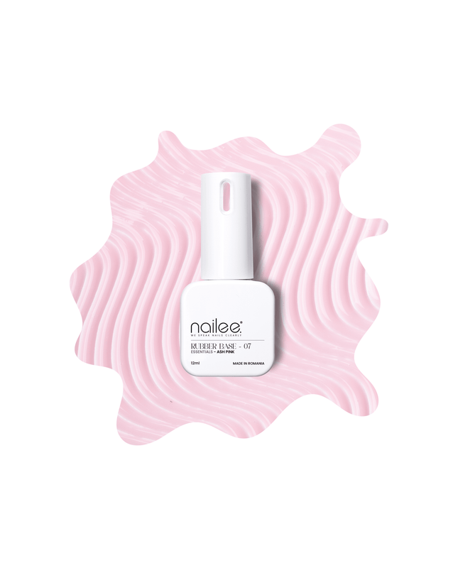 Rubber 12ml - Essentials Ash Pink RB07 - NaileeRubber 12ml - Essentials Ash Pink RB07NaileeRubber07Nailee