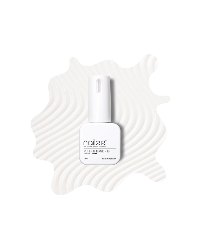 Rubber 12ml - Sheer Cream RB19 - NaileeRubber 12ml - Sheer Cream RB19NaileeRubber19Nailee