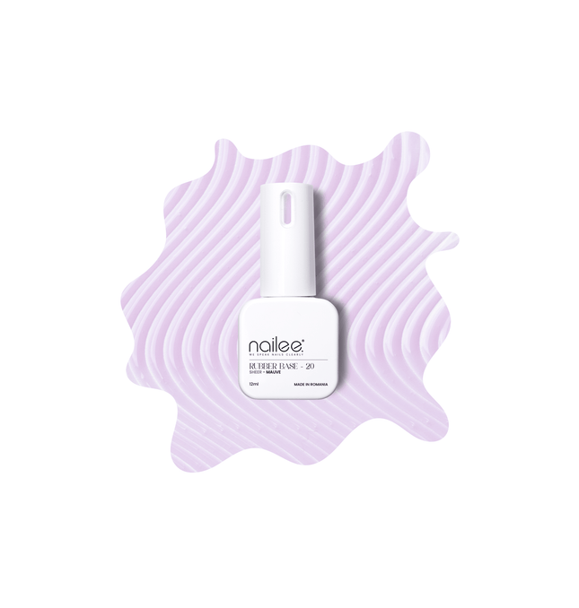 Rubber 12ml - Sheer Mauve RB20 - NaileeRubber 12ml - Sheer Mauve RB20NaileeRubber20Nailee