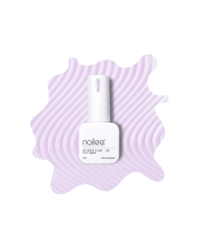 Rubber 12ml - Sheer Mauve RB20 - NaileeRubber 12ml - Sheer Mauve RB20NaileeRubber20Nailee