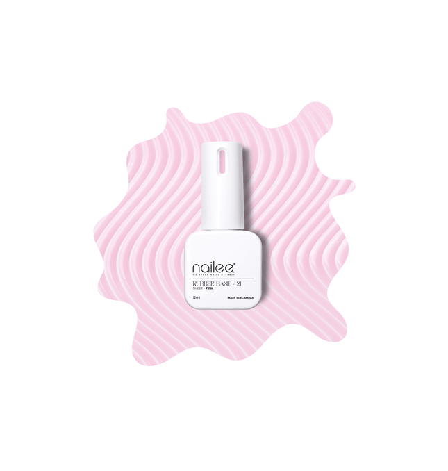 Rubber 12ml - Sheer Pink RB21 - NaileeRubber 12ml - Sheer Pink RB21NaileeRubber21Nailee