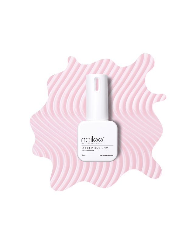 Rubber 12ml - Sheer Blush RB22 - NaileeRubber 12ml - Sheer Blush RB22NaileeRubber22Nailee