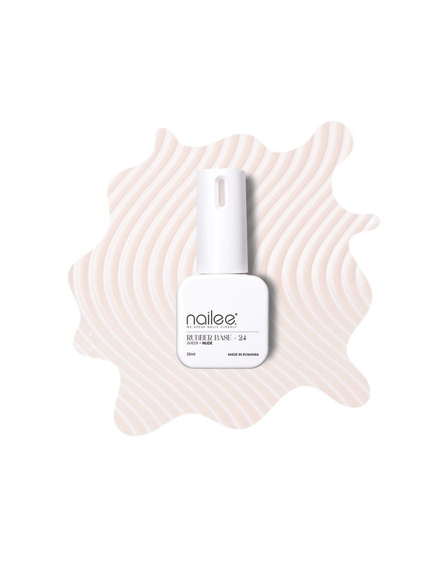 Rubber 12ml - Sheer Nude RB24 - NaileeRubber 12ml - Sheer Nude RB24NaileeRubber24Nailee