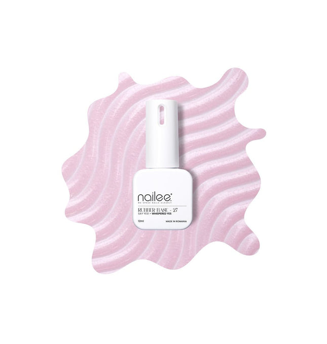 Rubber 12ml - Say Yes! Whispered Yes RB27 - NaileeRubber 12ml - Say Yes! Whispered Yes RB27NaileeRubber27Nailee