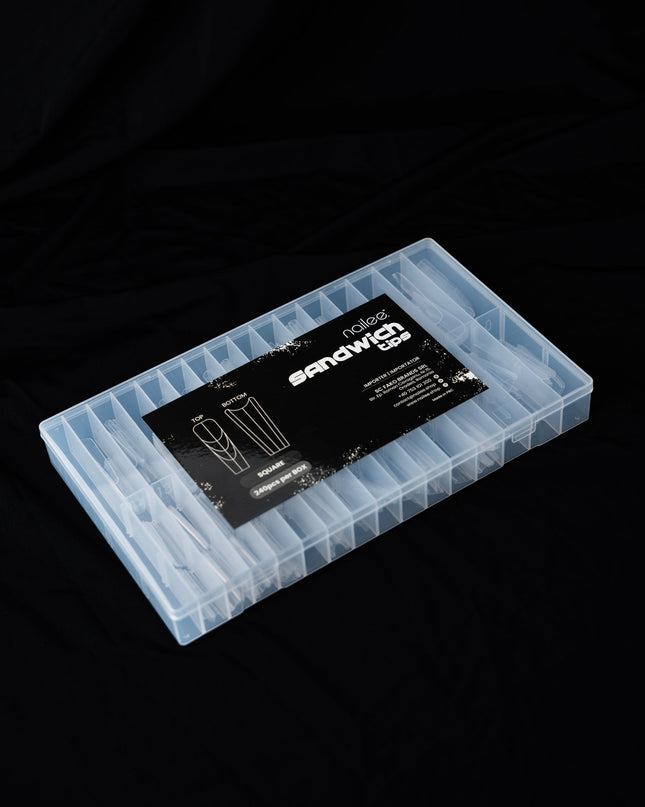 Sandwich Double Tips - Square - NaileeSandwich Double Tips - SquareNaileeSDTSNailee